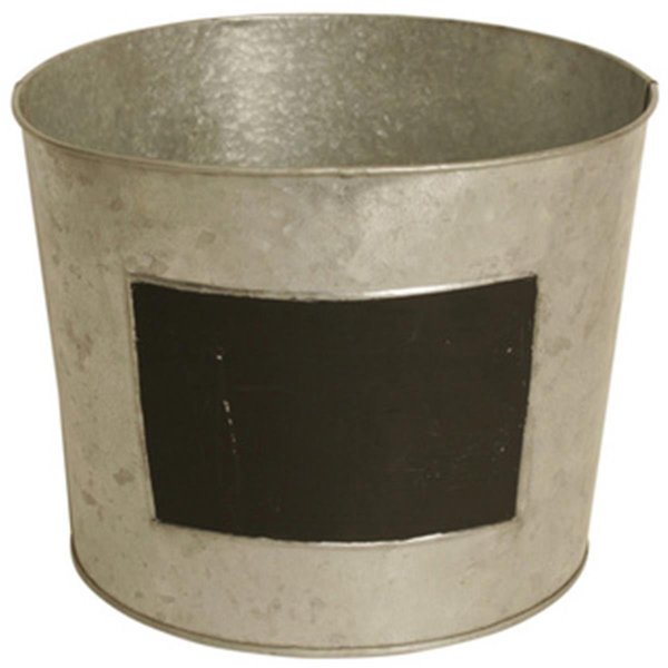 Perfectpatio 6 in. Galvanized Round Planter PE2668095